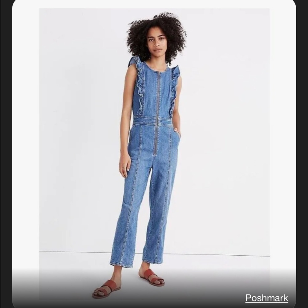 Madewell Denim Jumpsuit (Perfect Condition, 6)